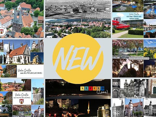 Collage der neuen Postkarten Stadt Alfeld (Leine) Collage der neuen Postkarten Stadt Alfeld (Leine)
