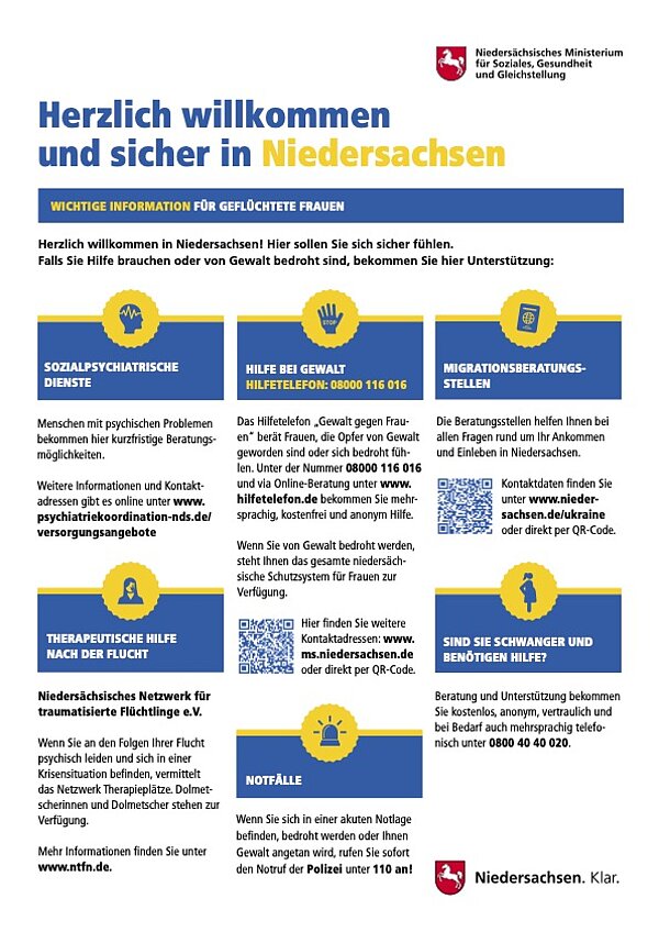 Logo Niedersächsisches Ministerium für Soziales, Gesundheit und Gleichstellung