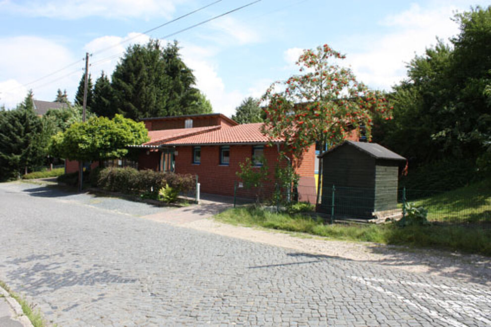 Blick auf den Kindergarten "Unter dem Regenbogen" in Alfeld (Leine)