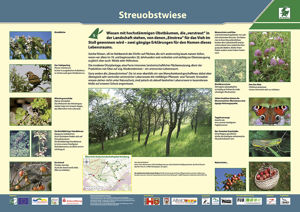 Infotafel Kulturlandschaftspfad Ortsberg Infotafel Kulturlandschaftspfad Ortsberg