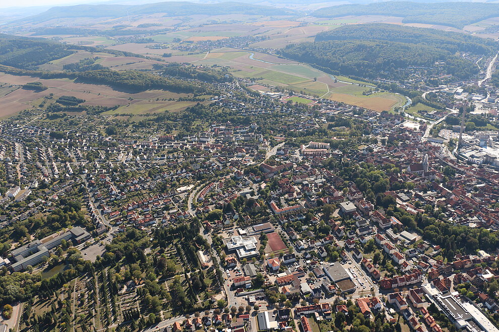 Luftbild der Altstadt Alfeld © Matthias Quintel Luftbild der Altstadt Alfeld © Matthias Quintel