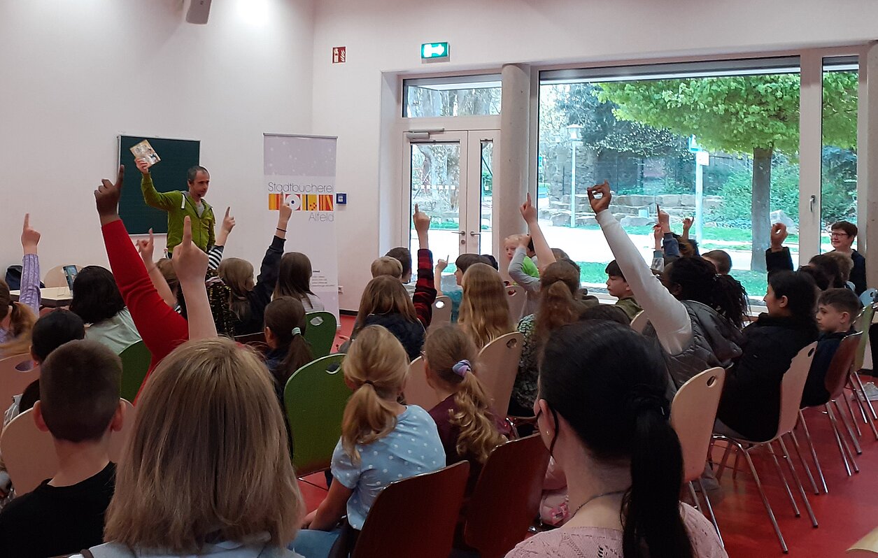 Lesung Mario Fesler in der Bürgerschule am Dienstag, den 9. April 2024 Lesung_Fesler_1