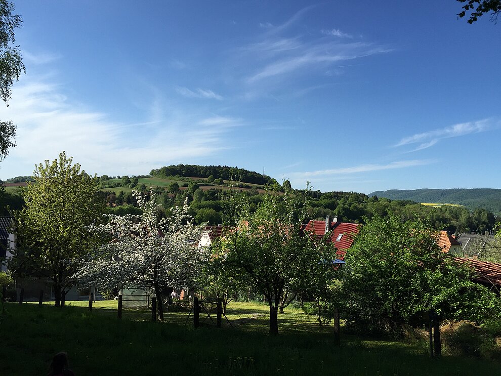 Blick vom Schlehberg zum Wahrberg © HG Scharf Blick vom Schlehberg zum Wahrberg © HG Scharf