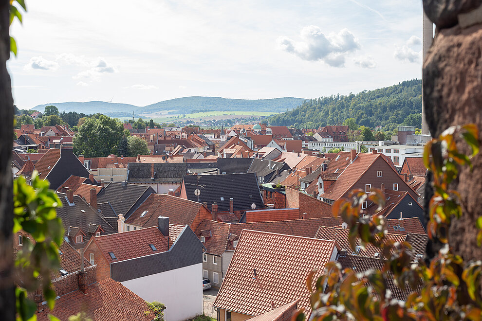 Blick vom Fillerturm auf die historische Altstadt Alfelds © Claus Hoff Blick vom Fillerturm auf die historische Altstadt Alfelds © Claus Hoff