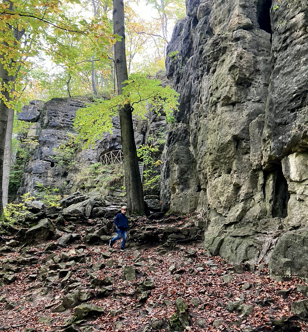 Die Lippoldshöhle in Brunkensen © HG Scharf